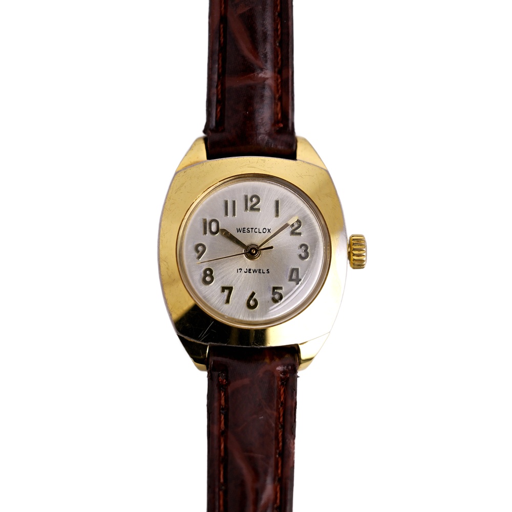 Westclox Ladies Vintage 1980's Gold Plated Wrist Watch
